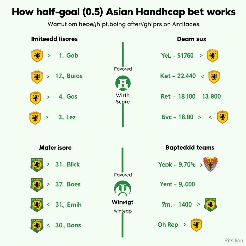 Kèo chấp 1/2 là gì?