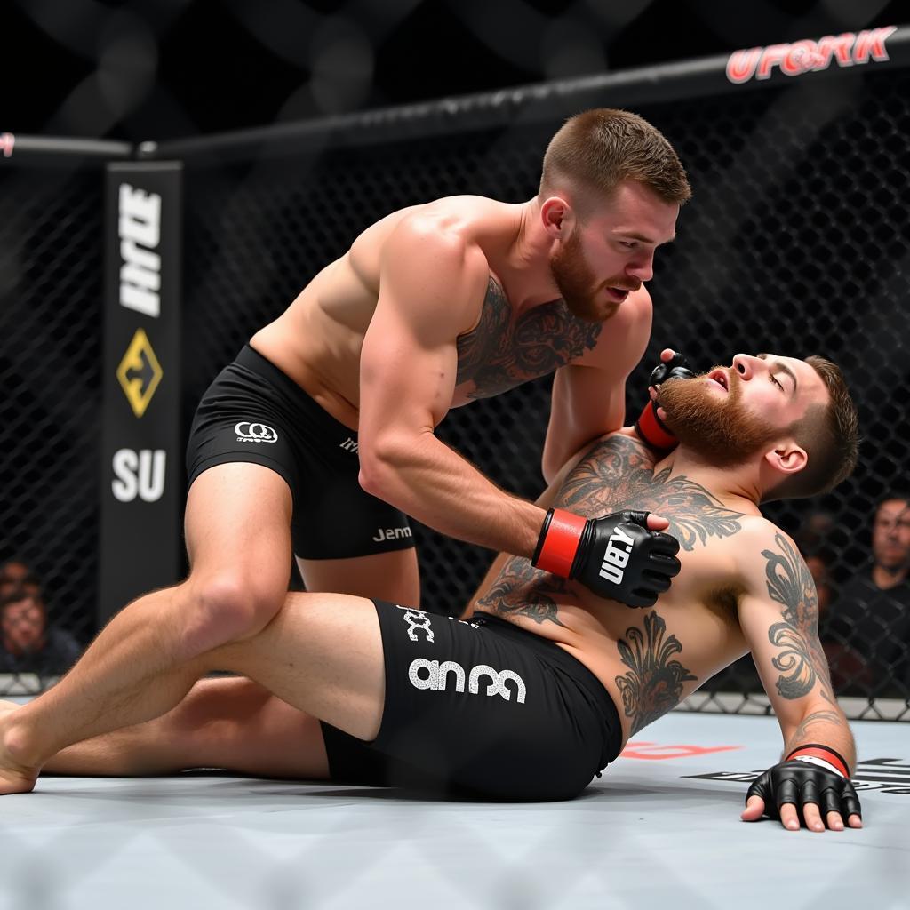 Khabib áp đảo McGregor trên sàn đấu