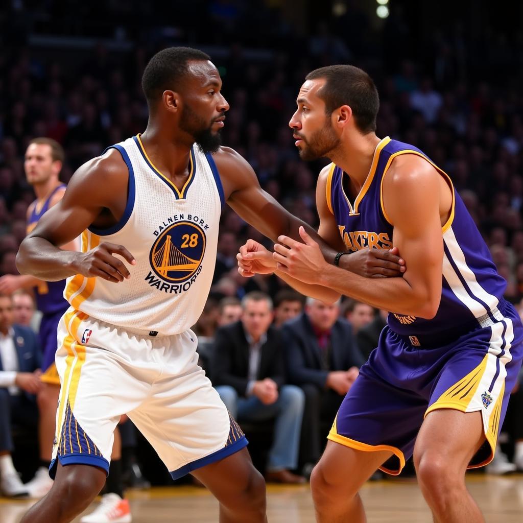 Los Angeles Lakers đối đầu Golden State Warriors