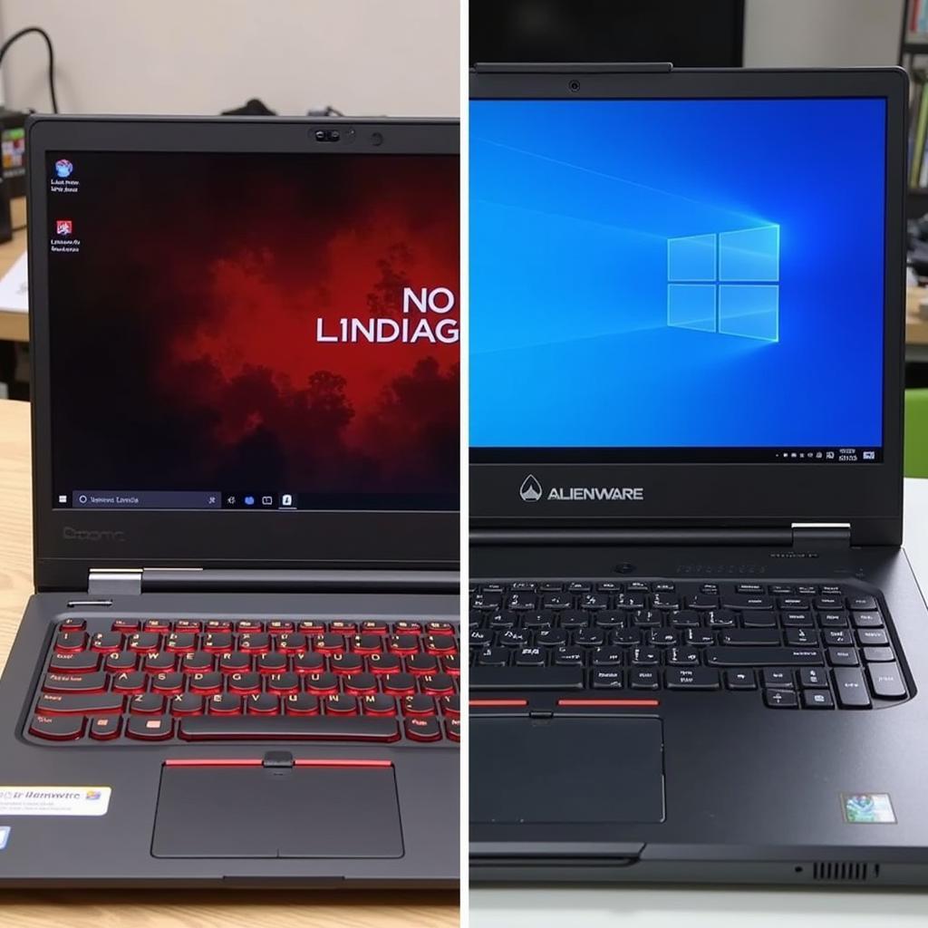 So sánh laptop gaming Lenovo Legion và Dell Alienware