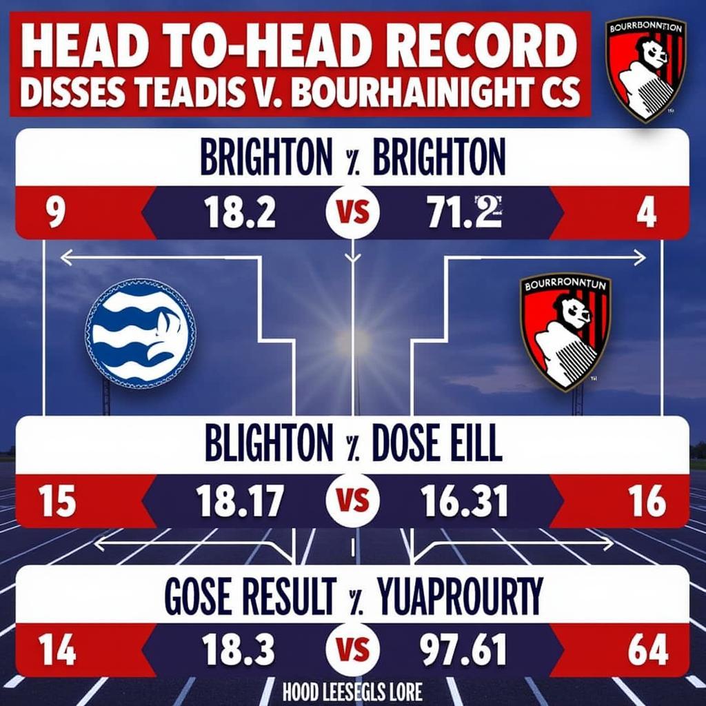 Lịch sử đối đầu giữa Brighton và Bournemouth