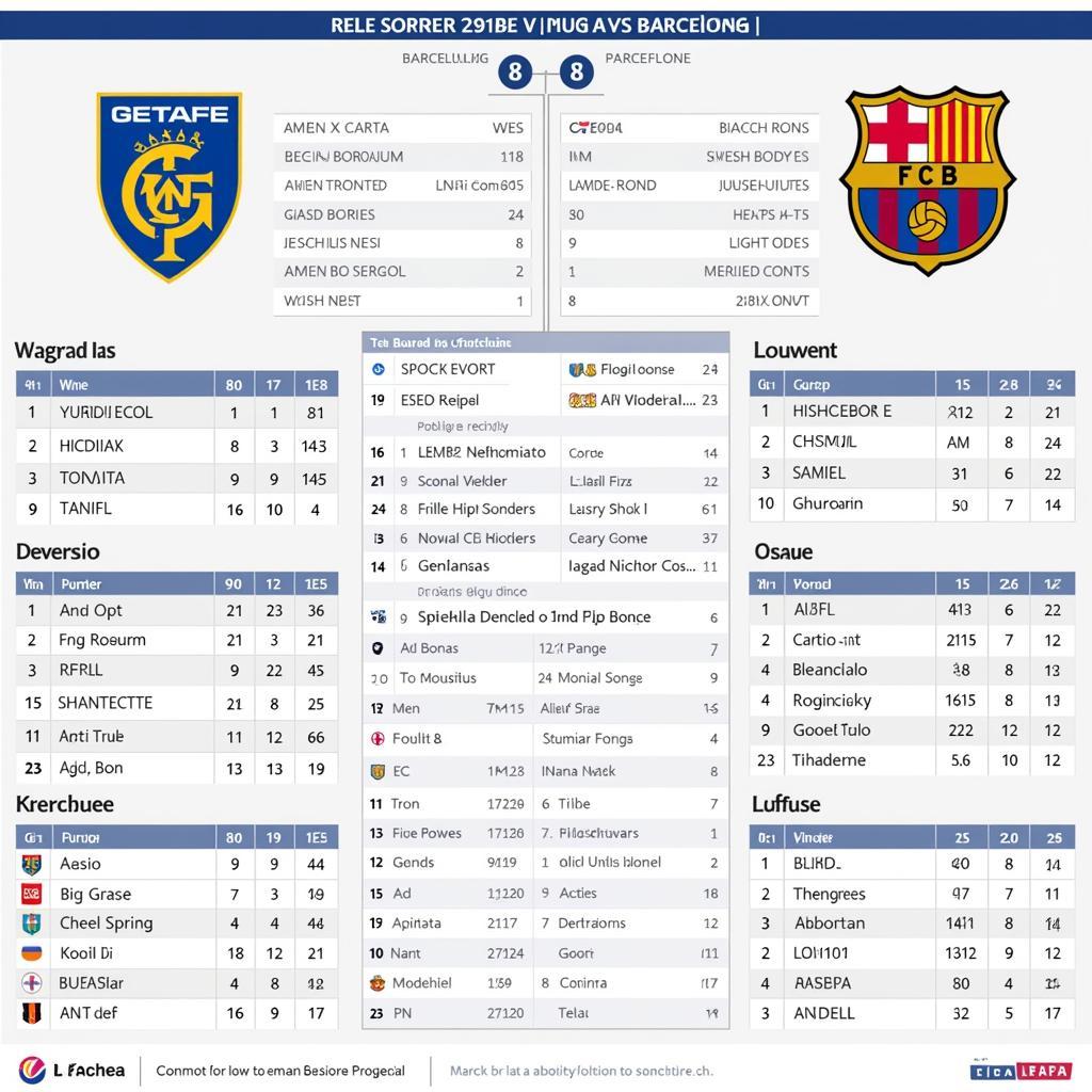 Lịch sử đối đầu Getafe vs Barcelona