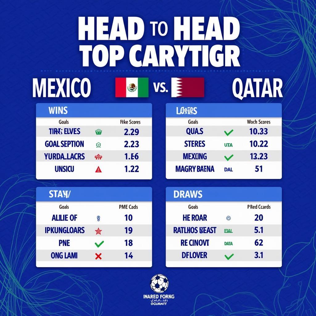 Lịch sử đối đầu U23 Mexico và U23 Qatar