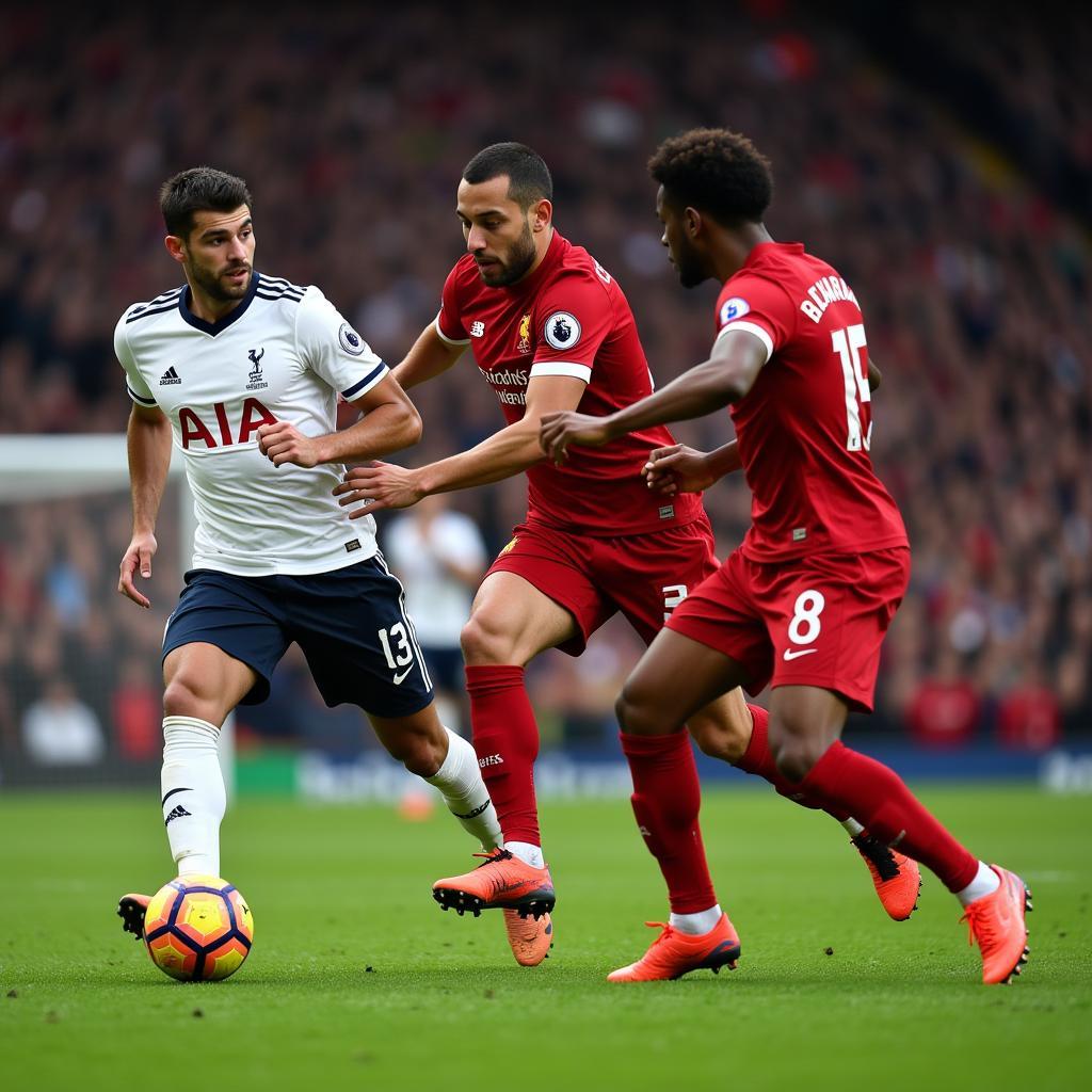 Liverpool tấn công chống lại Tottenham