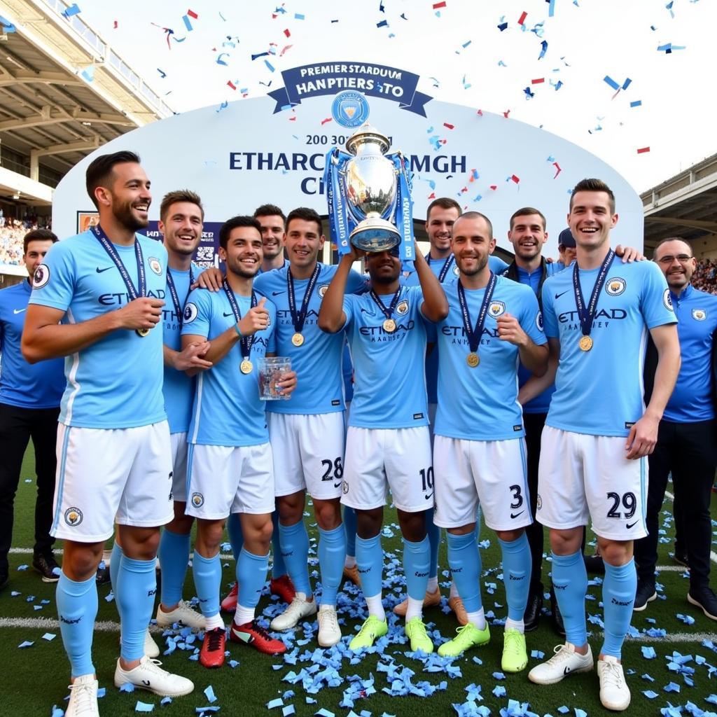 Man City Vô Địch Premier League 2017