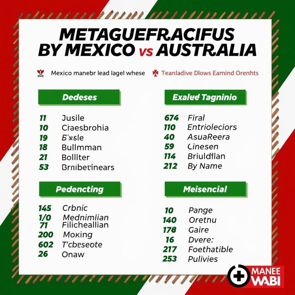 Dự đoán kết quả trận đấu Mexico vs Australia