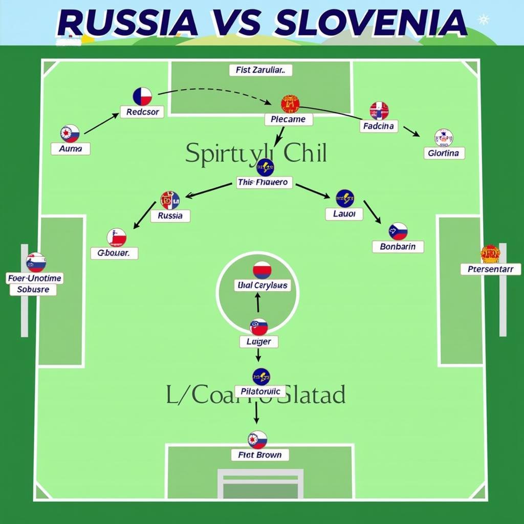 Phân tích chiến thuật Nga vs Slovenia