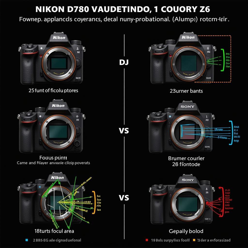 So sánh Hệ thống Lấy nét giữa Nikon D780 và Sony Z6