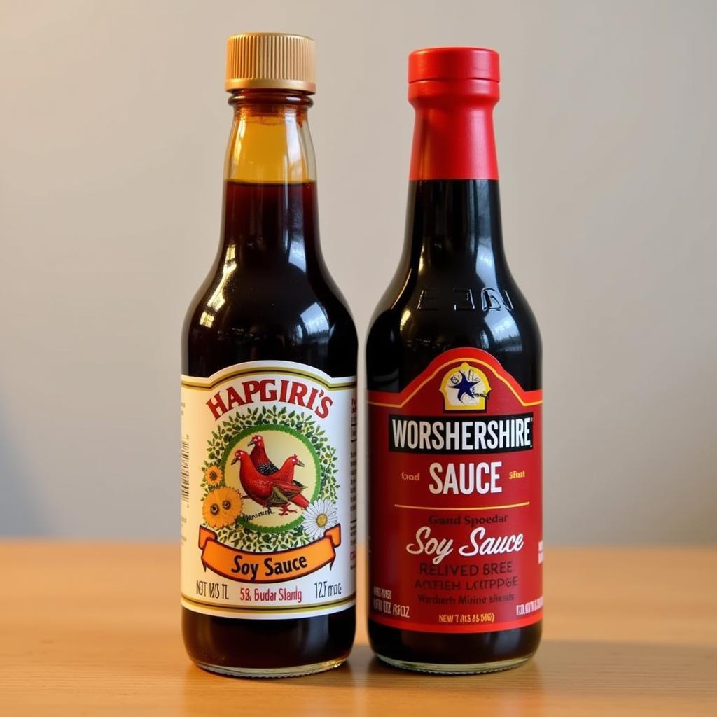 Nước tương và Worcestershire sauce