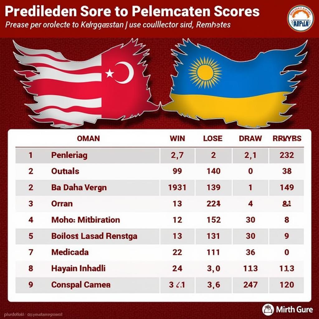 Dự đoán kết quả trận đấu Oman vs Kyrgyzstan