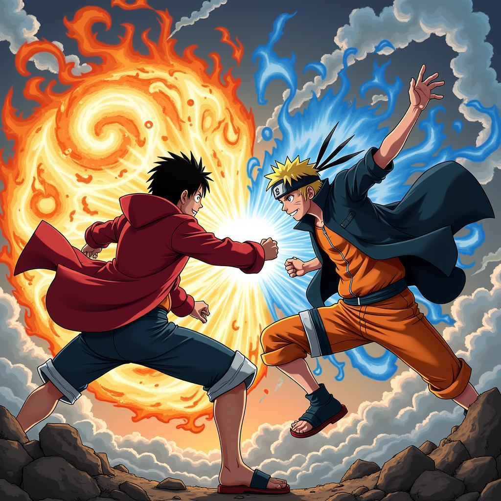 One Piece vs Naruto: Đối Đầu Nảy Lửa