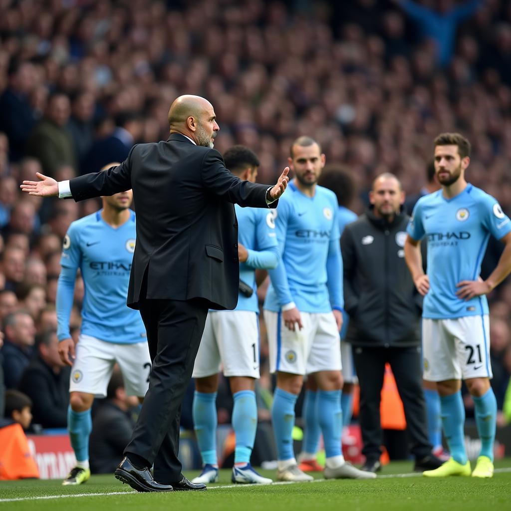 Pep Guardiola và chiến thuật của Manchester City