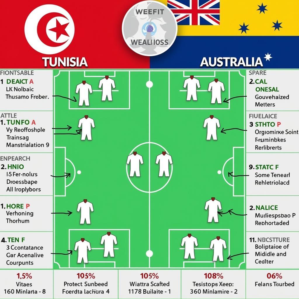 Phân tích sức mạnh Tunisia vs Australia