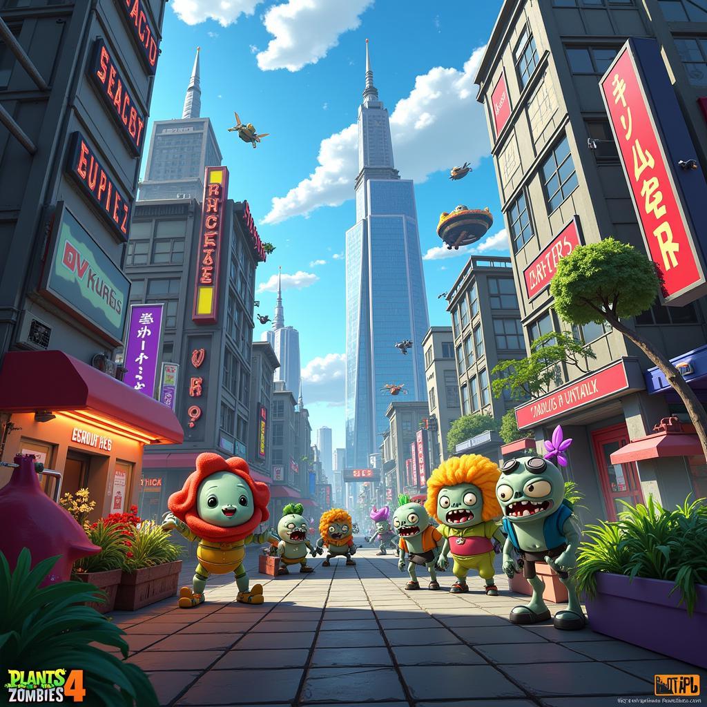 Hình ảnh concept art của Plants vs. Zombies 4