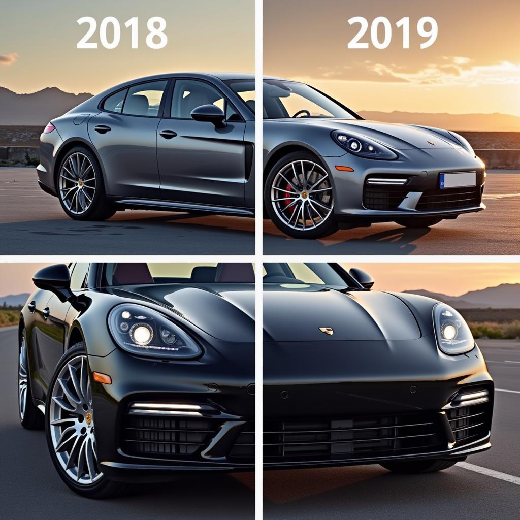 So sánh tổng quan Porsche Panamera 2018 và 2019