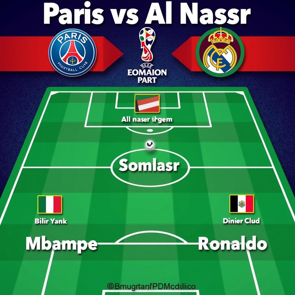 Đội hình ra sân dự kiến PSG vs Al Nassr