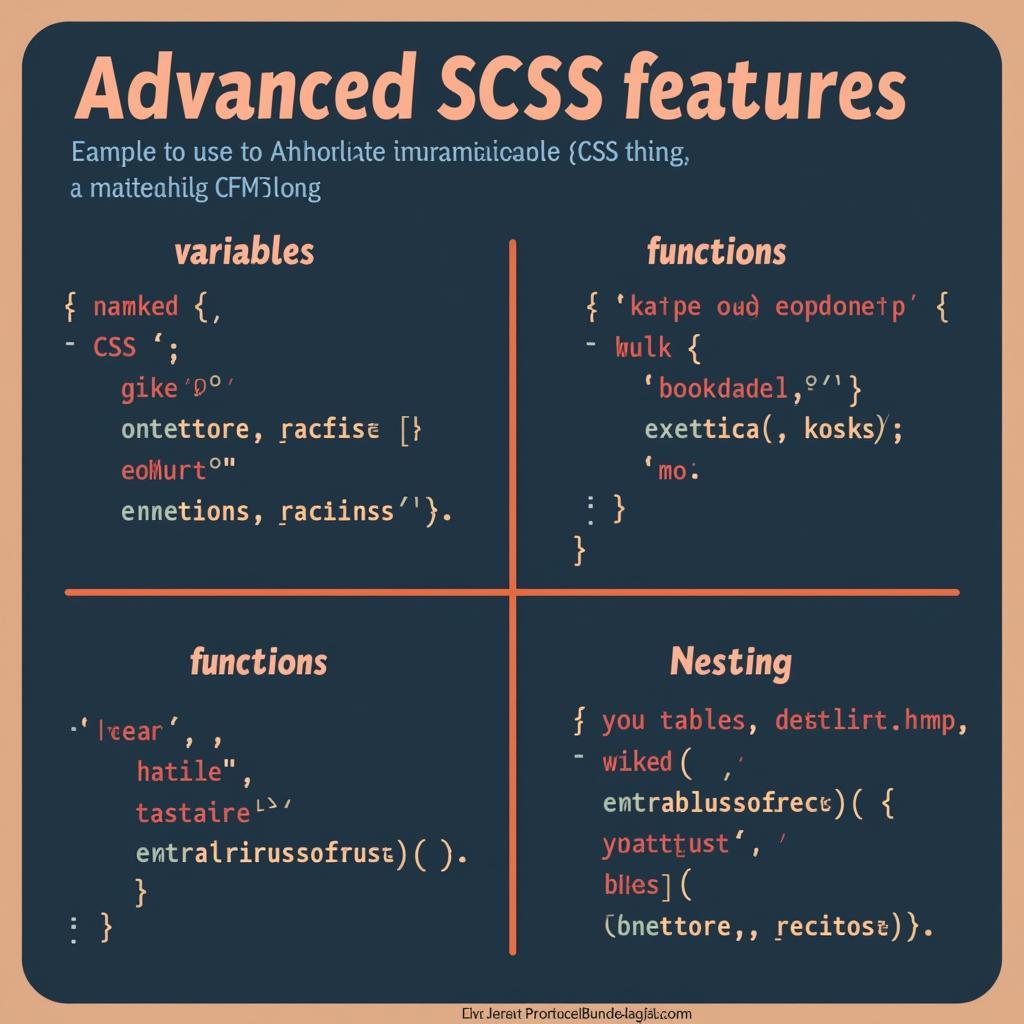 Ví dụ về SCSS nâng cao