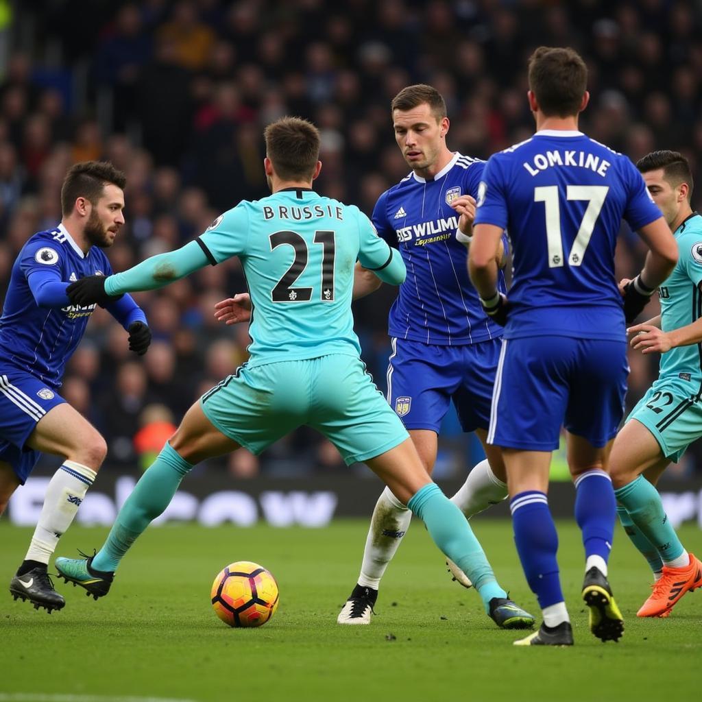 Sheffield Wednesday phòng ngự chặt chẽ trước sức ép của Leeds United