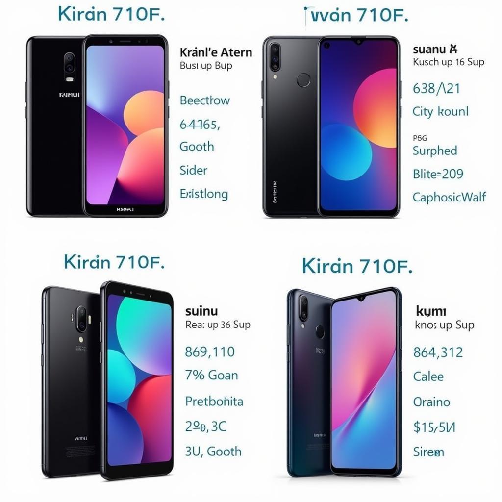 Smartphone sử dụng Kirin 710 và 710F