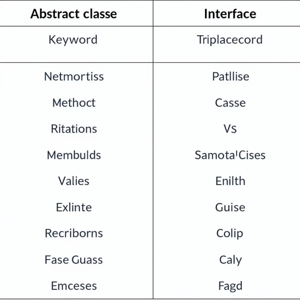 So sánh Abstract Class và Interface