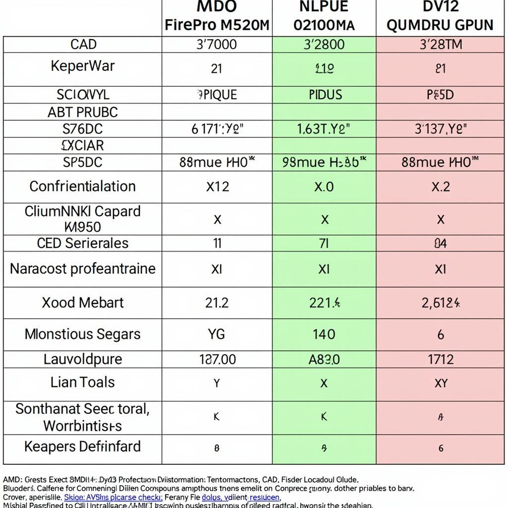 So sánh hiệu năng AMD FirePro M5100 và NVIDIA Quadro K2100M