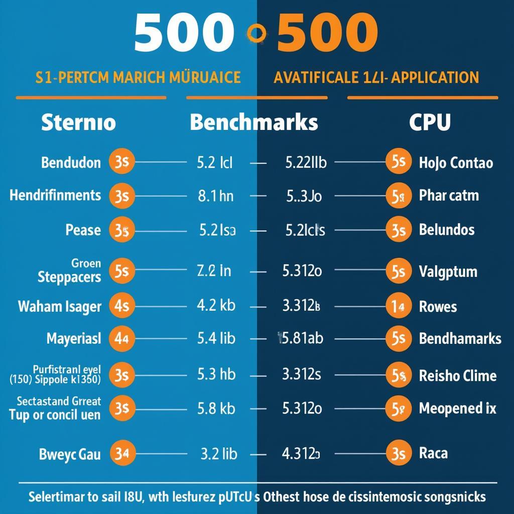 So sánh hiệu năng CPU vs 500