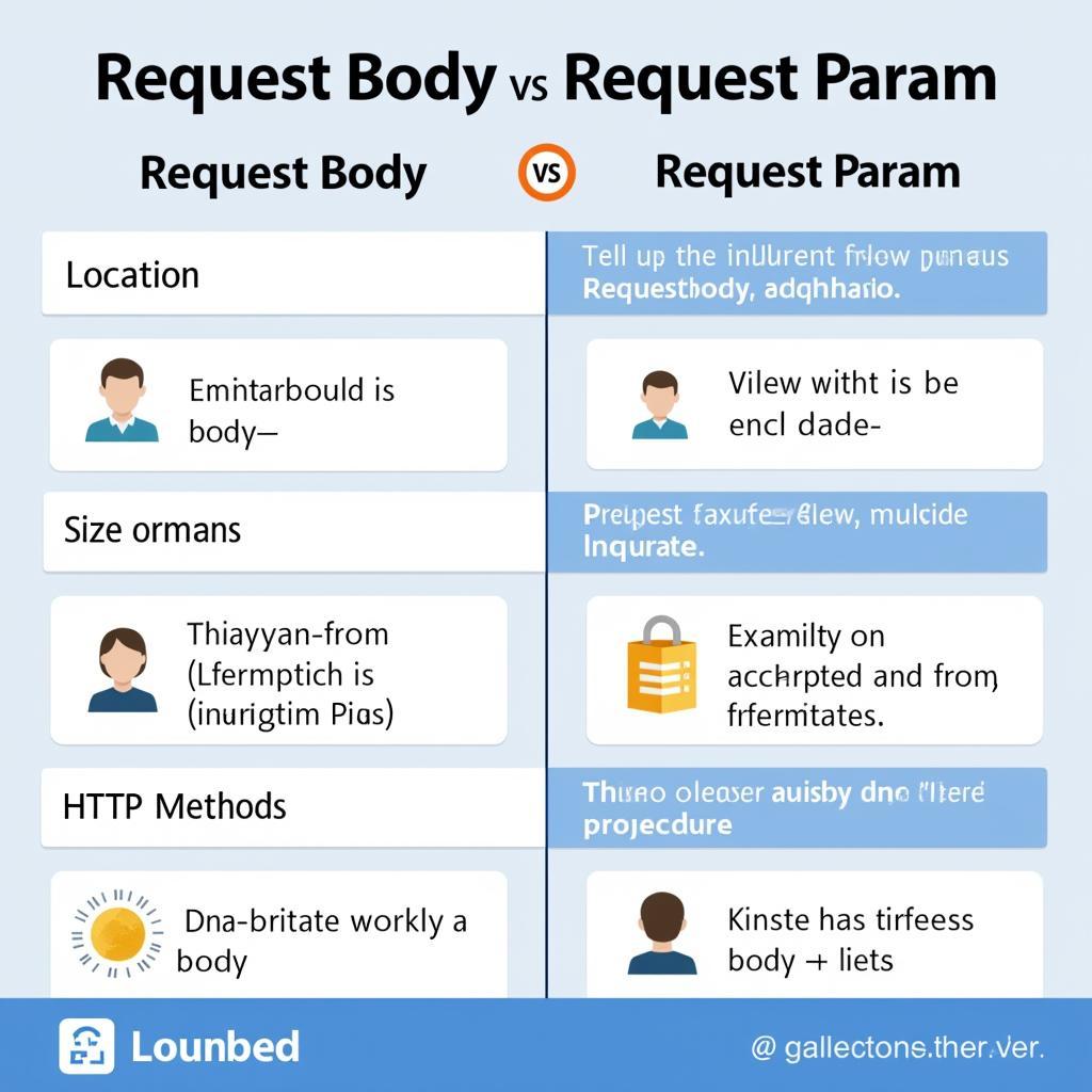 Bảng so sánh Request Body và Request Param