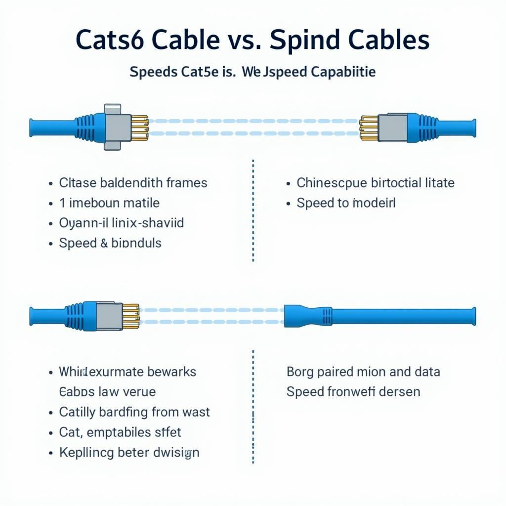 So sánh tốc độ giữa cáp mạng Cat5e và Cat6