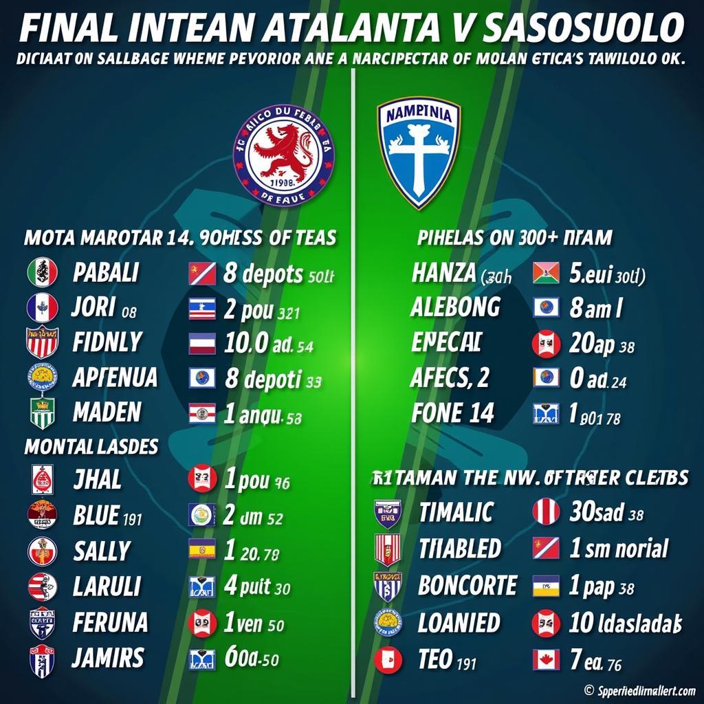 Dự đoán tỷ số trận đấu Atalanta vs Sassuolo