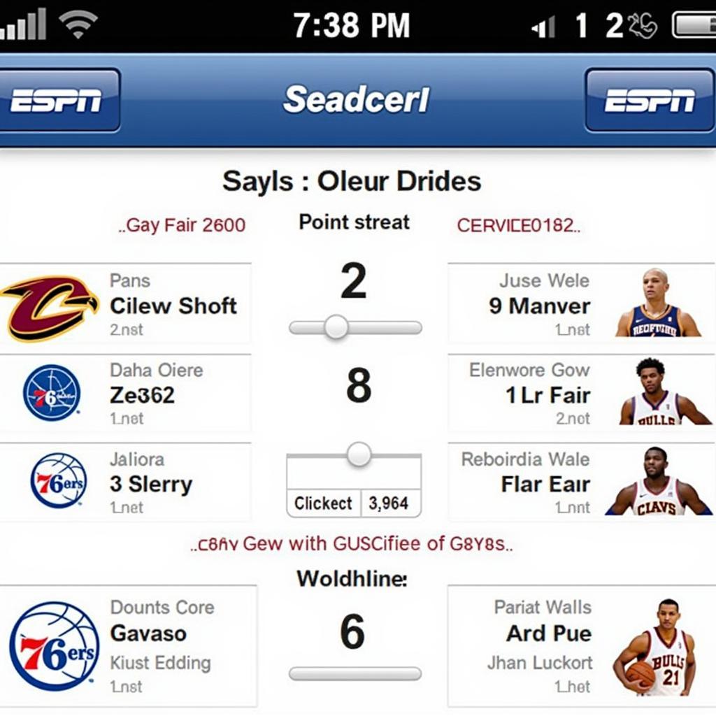 Soi kèo Cavs vs 76ers ESPN