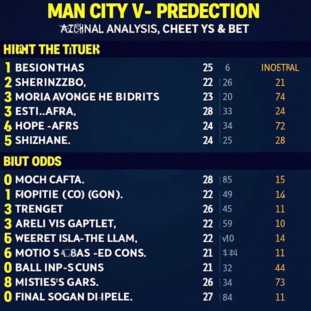 Soi kèo Man City vs Arsenal