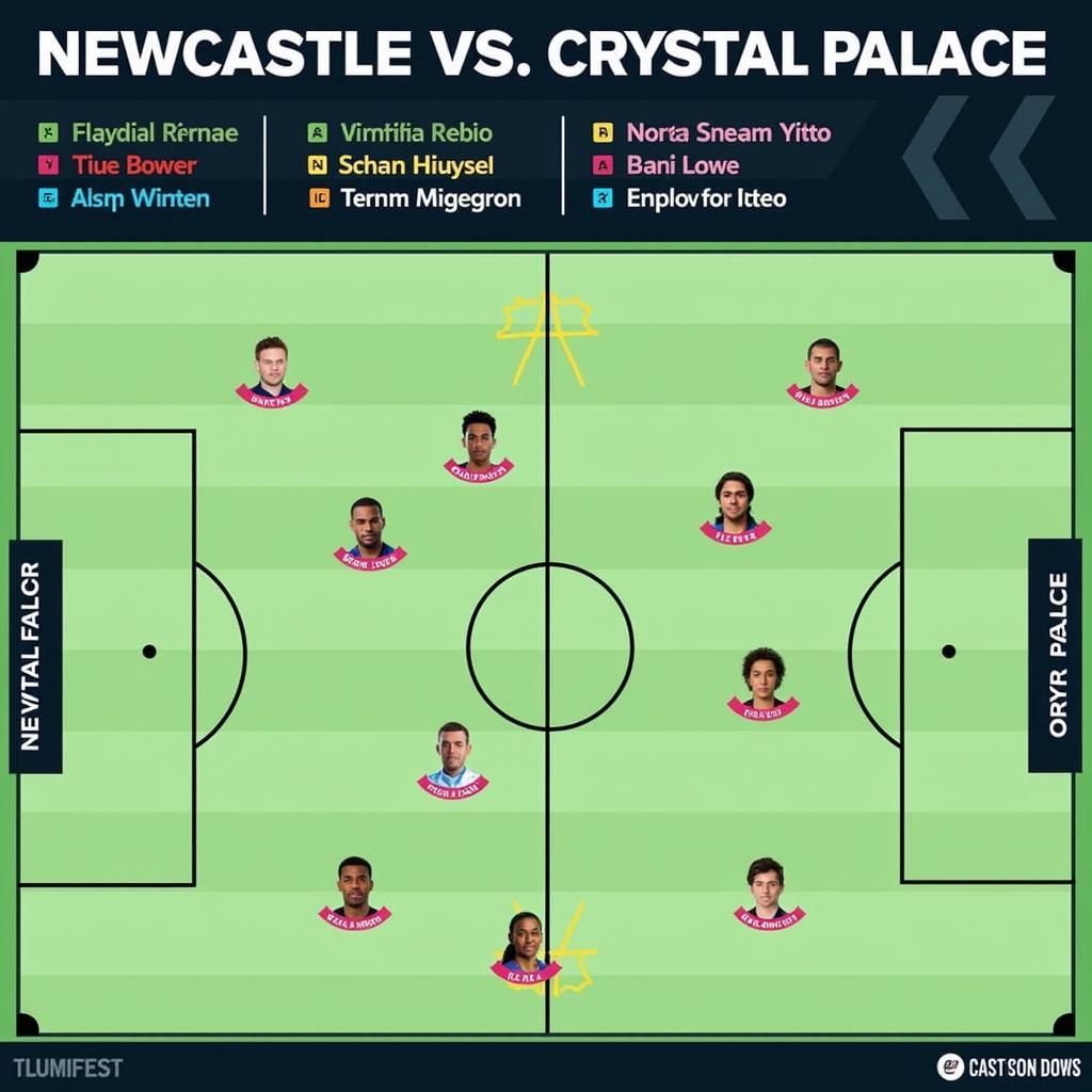 Phân tích chiến thuật Newcastle vs Crystal Palace