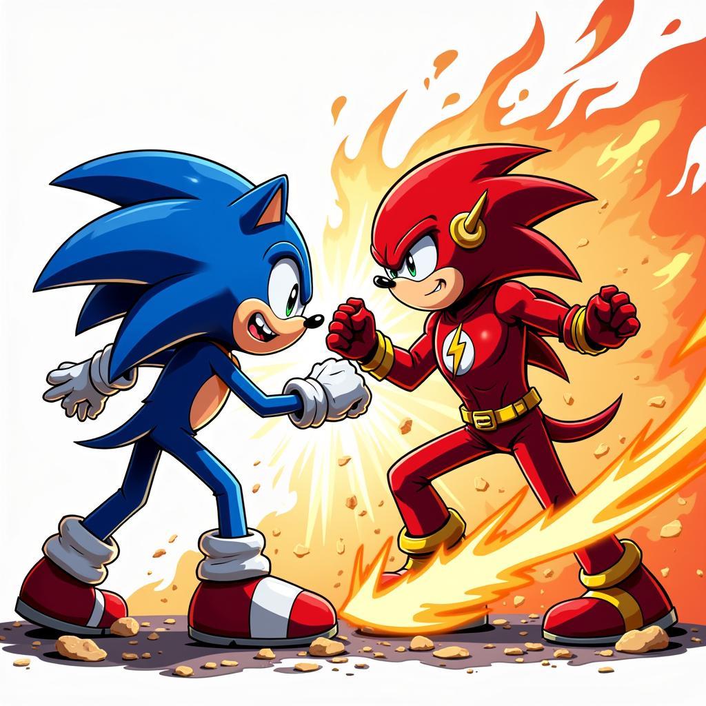 Sonic và Flash: So sánh kỹ năng