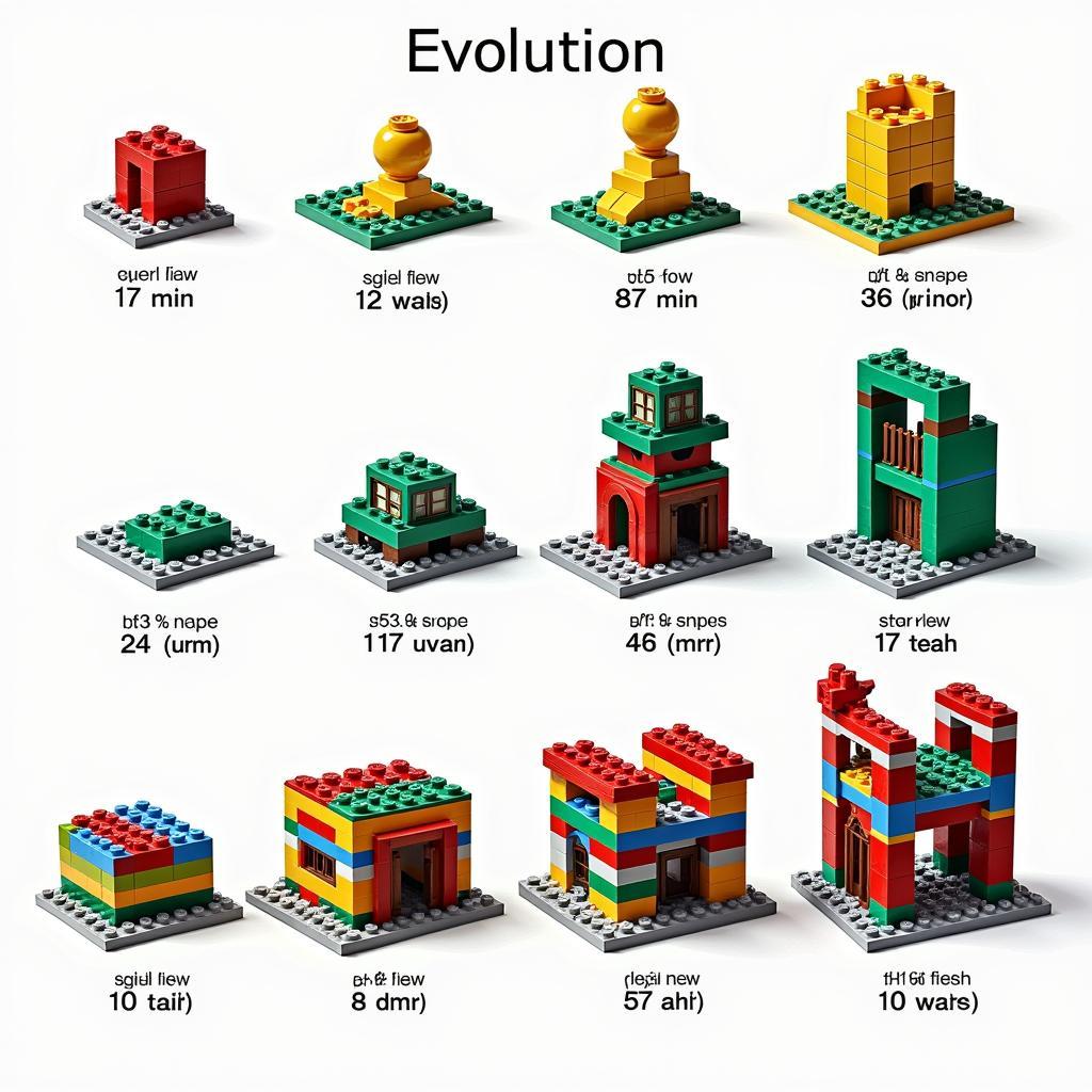 Sự tiến hóa của thiết kế Lego