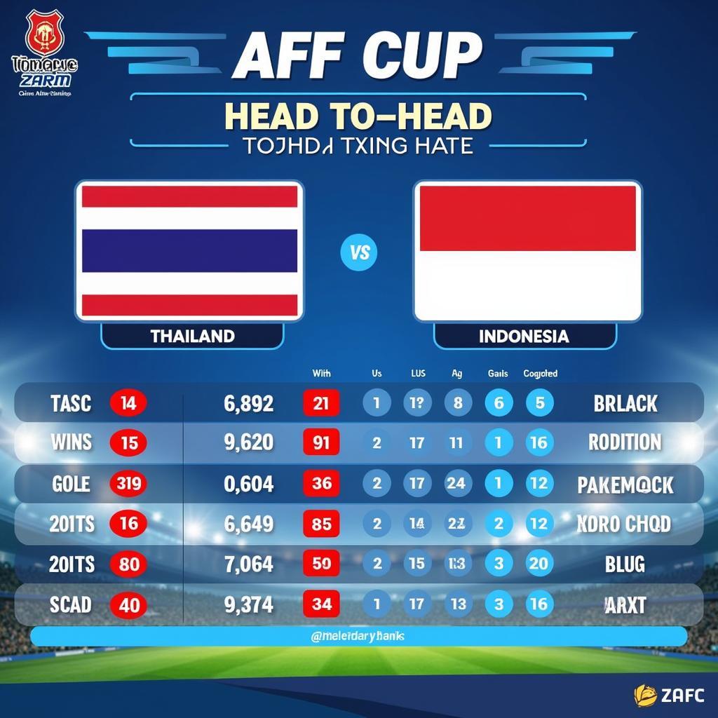 Lịch sử đối đầu Thái Lan vs Indonesia tại AFF Cup