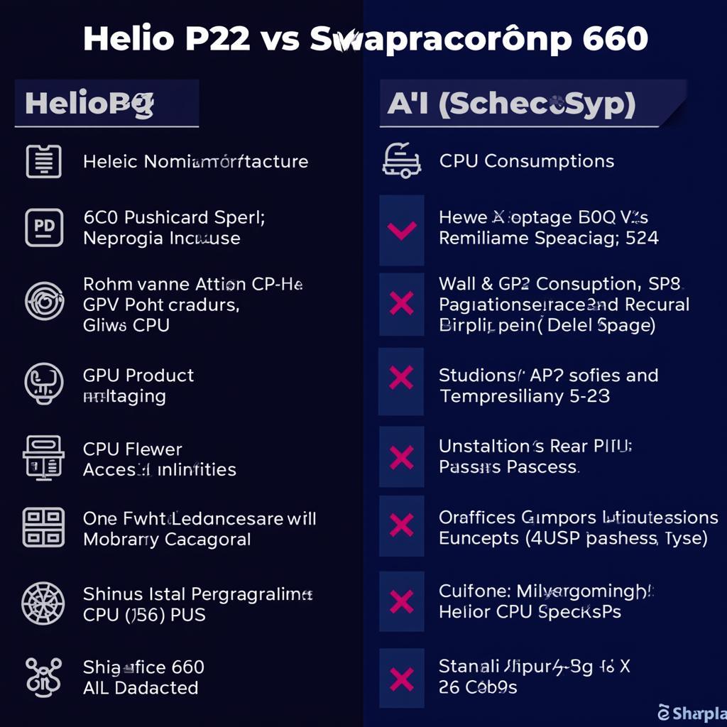 Tổng quan về Helio P22 và Snapdragon 660