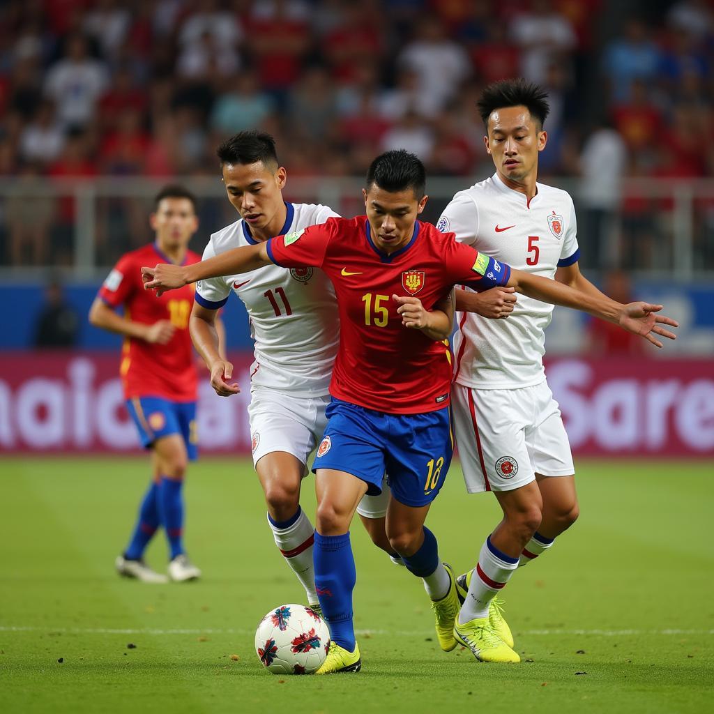 Trận đấu bóng đá Việt Nam vs Philippines