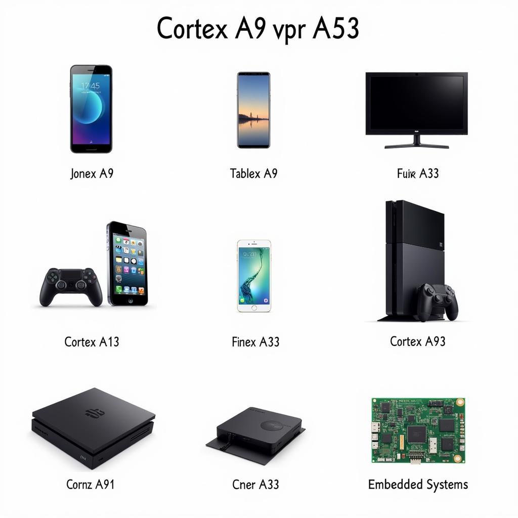 Ứng Dụng của Cortex A9 và A53