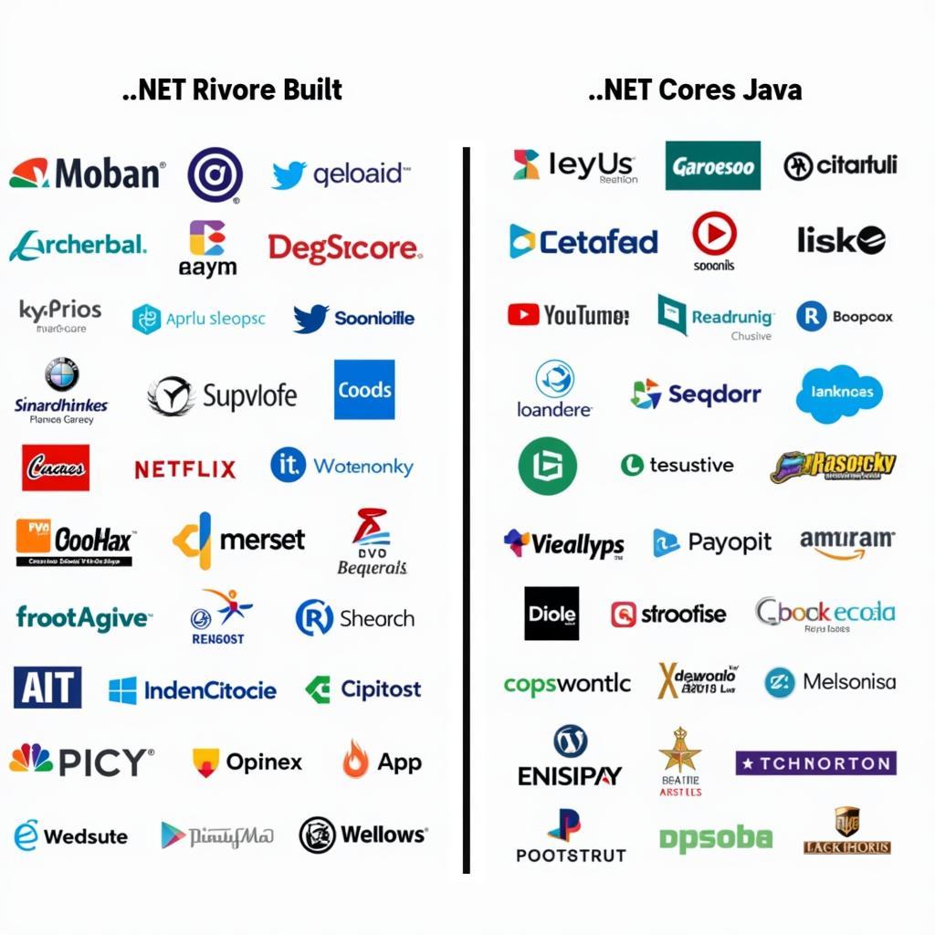 Ứng dụng của .NET Core và Java