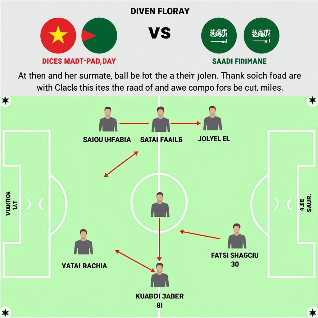 VN vs Ả Rập Xê Út: Chiến Thuật